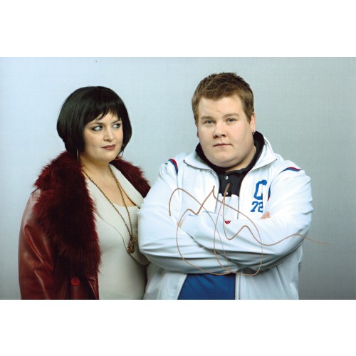 James Corden Signed 8x12 Gavin & Stacey Photo!
